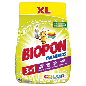 Biopon Takarékos mosópor színes ruhákhoz 3kg