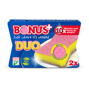 Bonus+ Duo karcmentes szivacs 2db