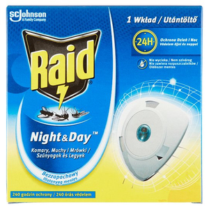 Raid Night&Day elektromos légy- és szúnyogirtó készülék utántöltő