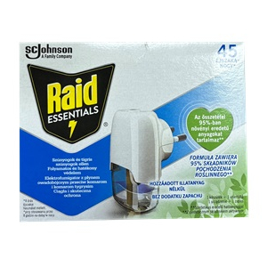 Raid Essentials elektromos szúnyogirtó készülék folyadékos