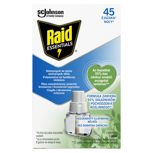Raid Essentials elektromos szúnyogirtó készülékhez folyadék utántöltő