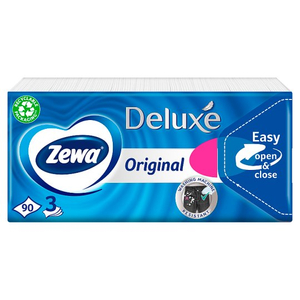 Zewa Deluxe papírzsebkendő 3rét 90db