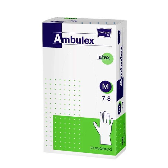 AMBULEX latex kesztyű