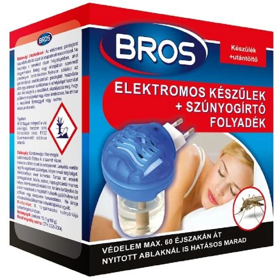 Bros elektromos szúnyogirtó készülék folyadékkal