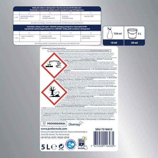 Cif Prof. Safeguard fertőtlenítőszer konc. 5l