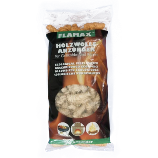 Flamax fa-gyapjú alapú kandalló gyújtó 3 kg