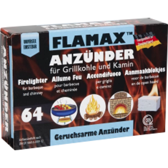 Flamax kandalló gyújtó kocka 64 db
