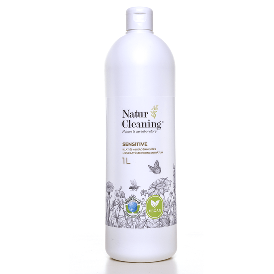 Natur Cleaning illat és allergén mentes mosogatószer koncentrátum 1l