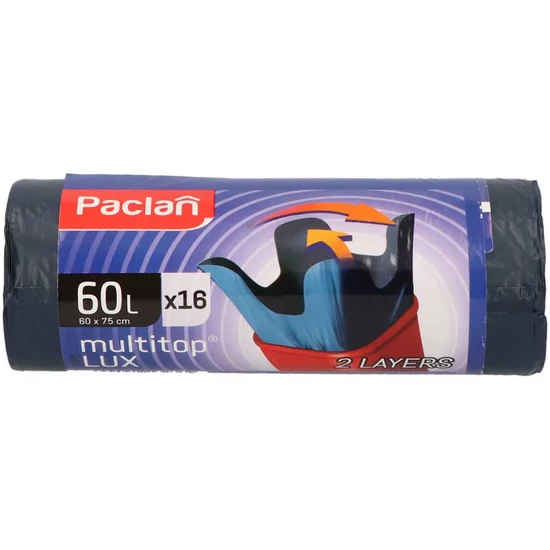 Paclan Szemeteszsák Multitop Lux 60 liter 16 db-os