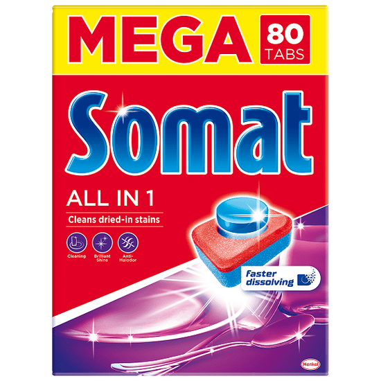 Somat All In 1 tabletta mosogatógépbe 80db