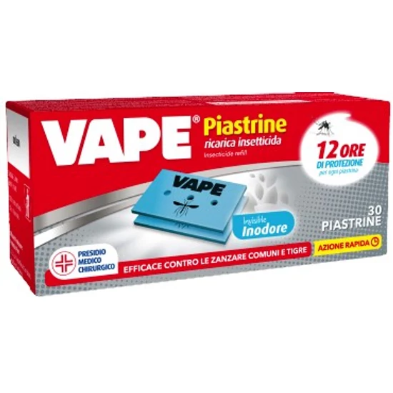 Vape Inodore elektromos szúnyogriasztó utántöltő lapka illatmentes 30 db