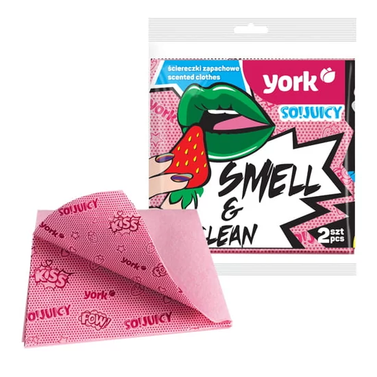 York So!Juicy epres törlőkendő 2db