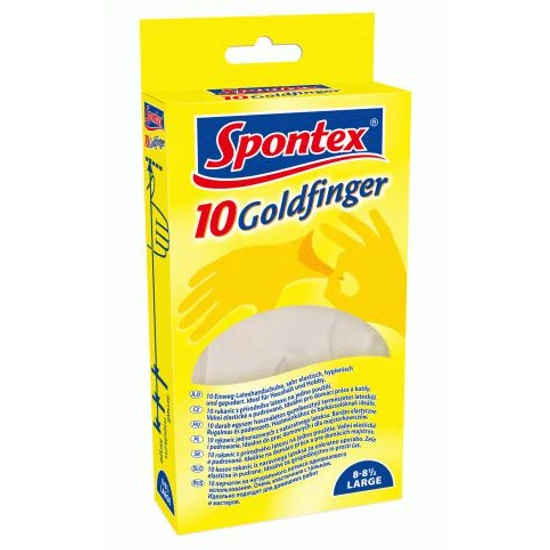 Goldfinger gumikesztyű 8-8,5
