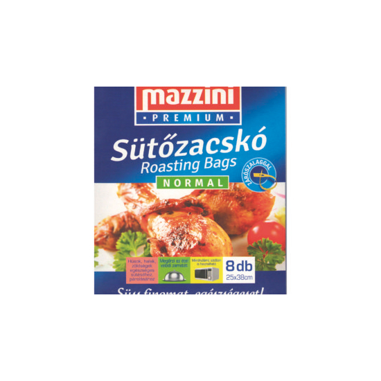 Mazzini Premium sütőzacskó normál 25 x 38 cm 8 db