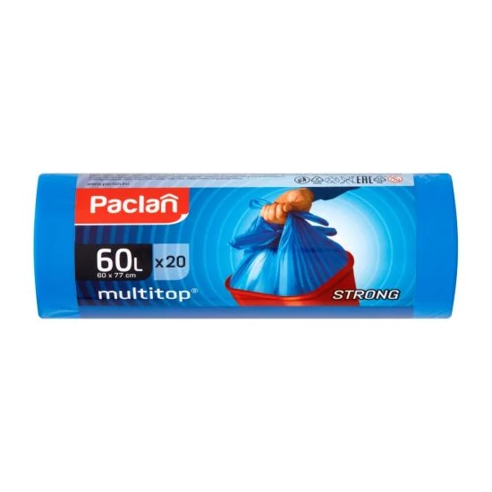 Paclan Szemeteszsák Multitop 60 liter 24 db-os